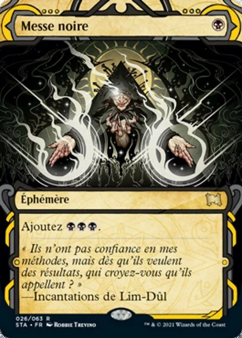 Magic: The Gathering — lote de 18 cartas Black