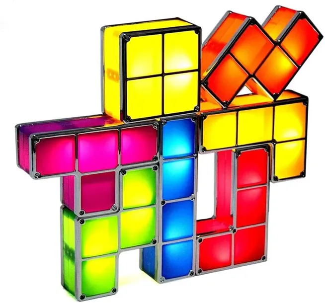 Lámpara Apilable Tetris (7 piezas)